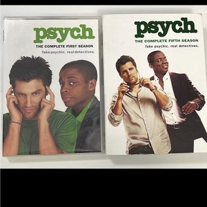 Two Complete seasons of psych on DVD like new!